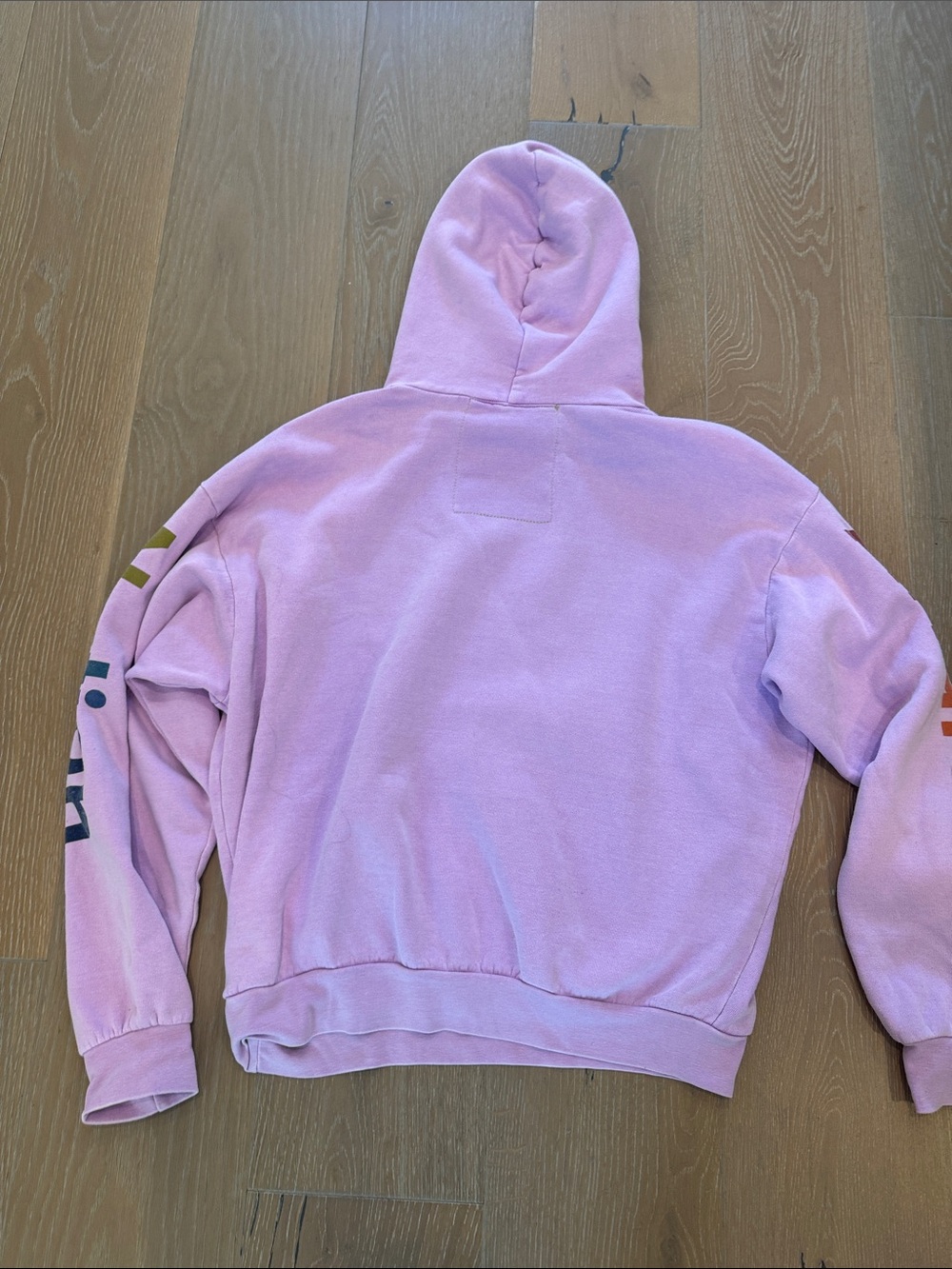 Aviator Nation lavendar Hoodie with Rainbow Chest Emblem - Picture 10 of 16